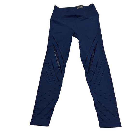Victorias Secret Sport Seamless Stretch 7/8 Tight Women Blue Legging Sz Sm NWT - Picture 1 of 14